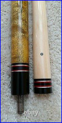 IN STOCK, Meucci B&M-4 A Pool Cue with Black Dot Shaft, FREE HARD CASE