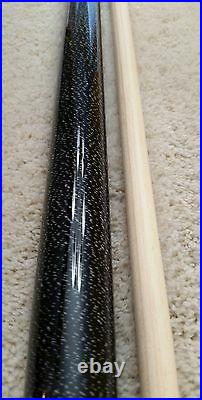 IN STOCK, Meucci B&M-4 A Pool Cue with Black Dot Shaft, FREE HARD CASE