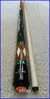 IN STOCK, Meucci B&M-6 Pool Cue with Black Dot Shaft, FREE HARD CASE