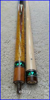 IN STOCK, Meucci B&M-6 Pool Cue with Black Dot Shaft, FREE HARD CASE