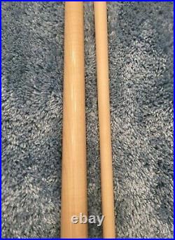 IN STOCK, Meucci Maple Wrapless Pool Cue with 12.75mm Shaft, FREE HARD CASE
