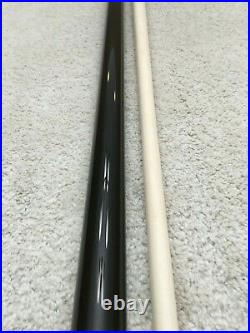 IN STOCK, Meucci Wrapless Gloss Black Pool Cue with Unmarked Pro Shaft FREE CASE