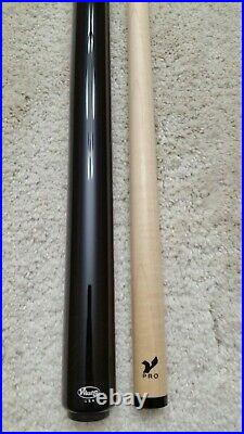 IN STOCK, Viking B2002 Black Wrapless Pool Cue with V PRO Shaft, FREE HARD CASE