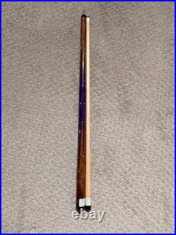 JACOBY CUSTOM POOL CUE BE MAPLE & BUFFALO TURQ 18.8OZ With 10 PRO SHAFT & CASE