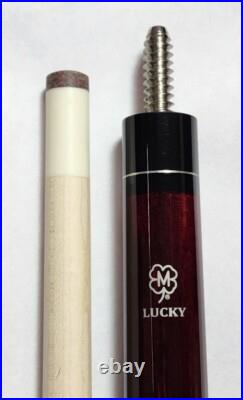 L5 Red Stain Lucky Mcdermott Cues 2 Piece Maple Billiard Pool Cue Stick 58 In L5 Red Stain Lucky Mcdermott Cues 2 Piece Maple Billiard Pool Cue Stick 58 In