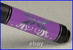 LUCKY L59 MCDERMOTT PURPLE Two-Piece Billiard Pool Cue Stick with Irish Linen Wrap