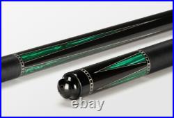 LUCKY L77 MCDERMOTT CUES 58 2-PC BILLIARD POOL TABLE CUE STICK With SILVER RINGS