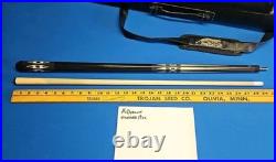 Lot 3 Pool Cues 2 McDermott & Camel Cigarette With Predator Black Leather Case