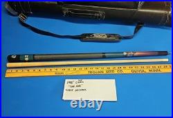 Lot 3 Pool Cues 2 McDermott & Camel Cigarette With Predator Black Leather Case