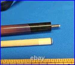 Lot 3 Pool Cues 2 McDermott & Camel Cigarette With Predator Black Leather Case