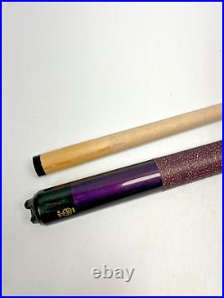 MCDERMOTT BILLIARD POOL TABLE CUE STICK Purple/Black GS14