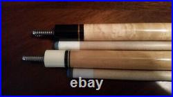 MCDERMOTT C-5 AND EF-6 collectible great hitting POOL CUE CUES