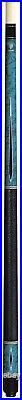 MCDERMOTT LUCKY L55 Blue Burl Wood Overlay Billiard Two-Piece Pool Cue Stick