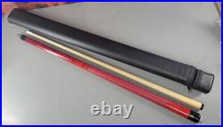 MCDERMOTT MODEL GS03 58.75 2 PIECE POOL CUE RADIAL PIN MAPLE with EXCALIBUR CASE