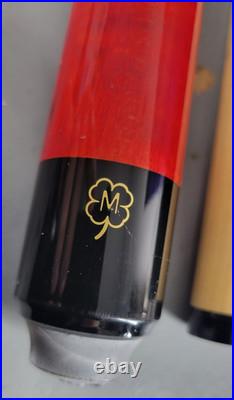 MCDERMOTT MODEL GS03 58.75 2 PIECE POOL CUE RADIAL PIN MAPLE with EXCALIBUR CASE
