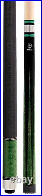 MCDERMOTT STAR S73B BILLIARD GAME POOL CUE STICK with SILVER & COLORED RINGS