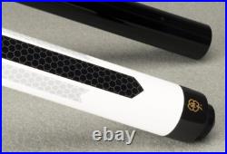 MCDERMOTT STINGER NG07 Three Piece Black & White BREAK JUMP POOL CUE 21oz