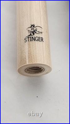 MCDERMOTT STINGER NG07 Three Piece Black & White BREAK JUMP POOL CUE 21oz