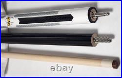 MCDERMOTT STINGER NG07 Three Piece Black & White BREAK JUMP POOL CUE 21oz