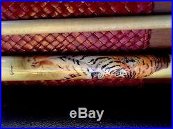 McDERMOTT POOL CUE VINTAGE, TIGER, DOUGHTRY with CUSTOM HARD CARRYING CASE, 58