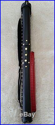 McDermott 2x2 Premier Red Hard Pool Cue Case, IN STOCK READY TO SHIP, New