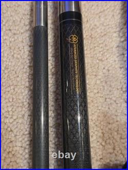 McDermott Advanced Graphite Technology with Titanium 20oz 58 2PC Pool Cue H. Case