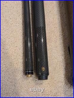 McDermott Advanced Graphite Technology with Titanium 20oz 58 2PC Pool Cue H. Case