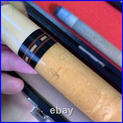 McDermott Billiard Cue 4 Sword Model A. C. S. S. Shaft Set Moori Tap Vintage Japan