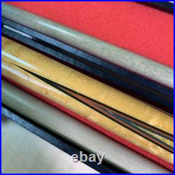 McDermott Billiard Cue 4 Sword Model A. C. S. S. Shaft Set Moori Tap Vintage Japan