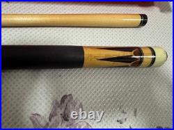 McDermott Billiard Pool Cue & Case Set, Hi-Tech Shaft, Leather Wrap, Pink/Black