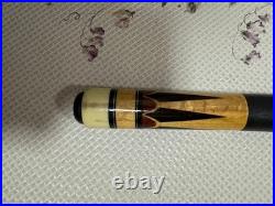 McDermott Billiard Pool Cue & Case Set, Hi-Tech Shaft, Leather Wrap, Pink/Black