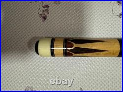 McDermott Billiard Pool Cue & Case Set, Hi-Tech Shaft, Leather Wrap, Pink/Black