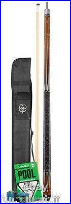 McDermott Billiards Deluxe Pool Cue Stick with Free Case Chalk Rule Book KIT3