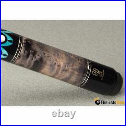 McDermott Billiards Pool Cue Stick Grey Turquoise Wrapless G-Core Shaft H650