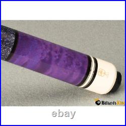 McDermott Billiards Pool Cue Stick Purple G-Core Shaft Black Irish Linen G241