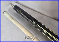 McDermott Black, Cream & Gray 58 Two-Piece Pool Billiard Cue