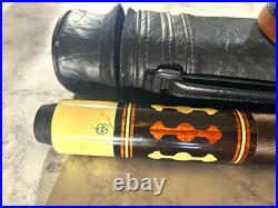 McDermott C-10 Series Two-Piece Pool Cue Stick with Leather-Style Case