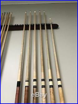 McDermott Cue Bundle Lot Of Custom Vintage 80's D Series Billiard Pool Sticks