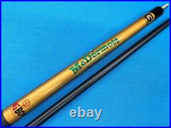 McDermott Custom Clover Pool Cue, Defy Carbon Fiber Shaft, Leather Logo Wrap McDermott Custom Clover Pool Cue, Defy Carbon Fiber Shaft, Leather Logo Wrap