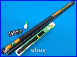 McDermott Custom Clover Pool Cue, Defy Carbon Fiber Shaft, Leather Logo Wrap McDermott Custom Clover Pool Cue, Defy Carbon Fiber Shaft, Leather Logo Wrap