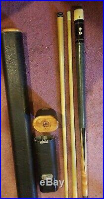 McDermott D-19 Pool cue with extra shaft rare supermac case way cool case 3