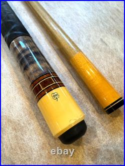 McDermott D-4 Pool Billiard Cue 3/8-10 Joint Rubber Grip Vintage 20.1oz