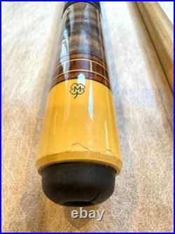 McDermott D-4 Pool Billiard Cue 3/8-10 Joint Rubber Grip Vintage 20.1oz