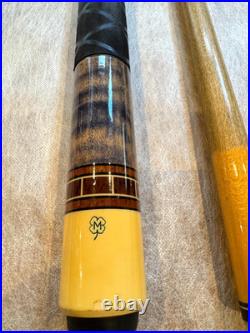 McDermott D-4 Pool Billiard Cue 3/8-10 Joint Rubber Grip Vintage 20.1oz