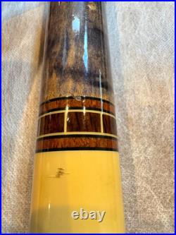 McDermott D-4 Pool Billiard Cue 3/8-10 Joint Rubber Grip Vintage 20.1oz