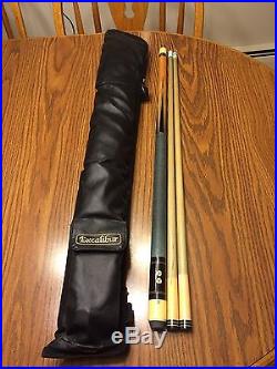 McDermott D19 Pool Cue Dice Rare 2 Shafts & Case Sold As Is