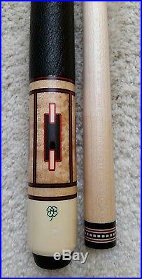 McDermott D25 Pool Cue, Leather, Original withNew Shaft Vintage D-Series 1984-1990