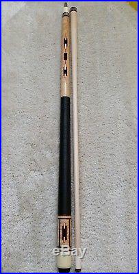 McDermott D25 Pool Cue, Leather, Original withNew Shaft Vintage D-Series 1984-1990