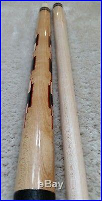 McDermott D25 Pool Cue, Leather, Original withNew Shaft Vintage D-Series 1984-1990