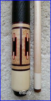 McDermott D25 Pool Cue, Leather, Original withNew Shaft Vintage D-Series 1984-1990